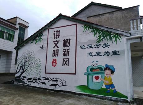 九江墙绘是现在流行的墙体广告
