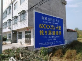 九江墙体广告质量分析