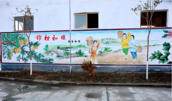 九江乡镇文化墙 乡风文明焕发新活力