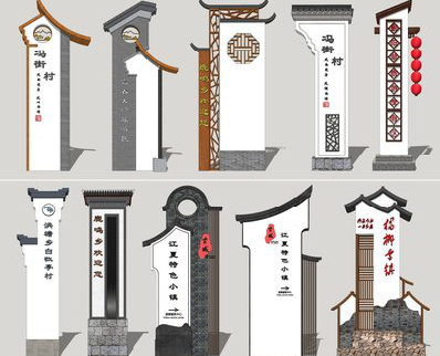 九江美丽乡村标识标牌有哪些分类？